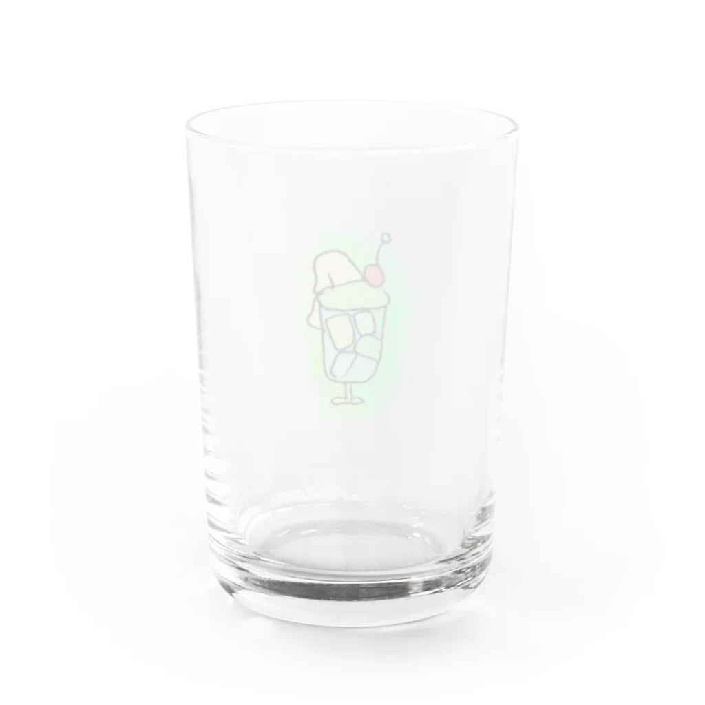 piyonnzのメロンクリームサイダー Water Glass :back