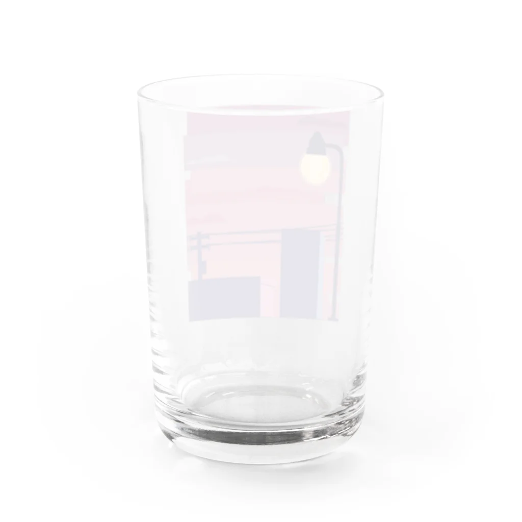 usaginの街灯 Water Glass :back