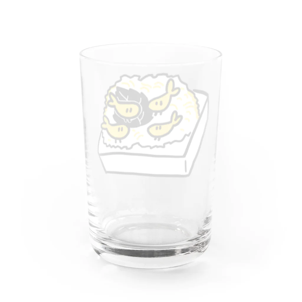 エビフライのエビフのパックのうえこエビ Water Glass :back