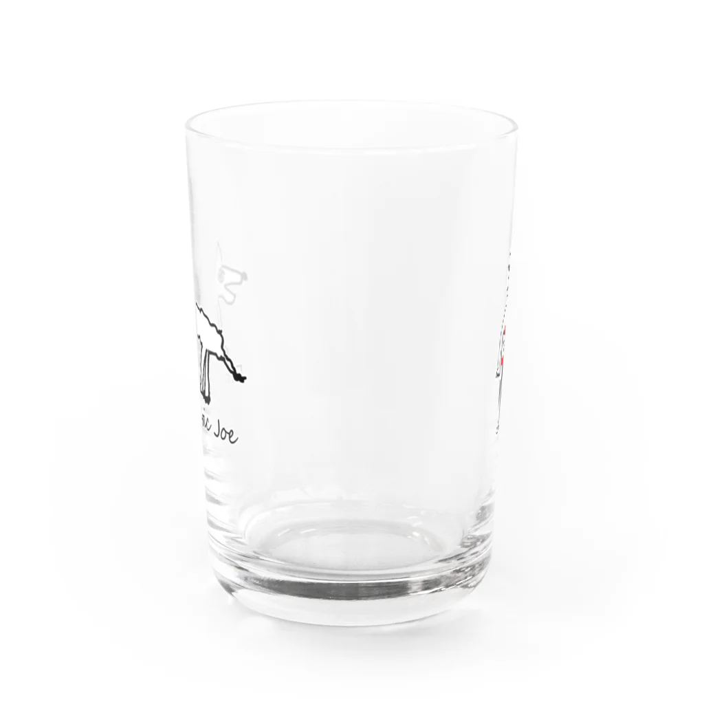 ドラジョーグッズストアの死にかけコヨーテ＆こかんまんグラス Water Glass :back