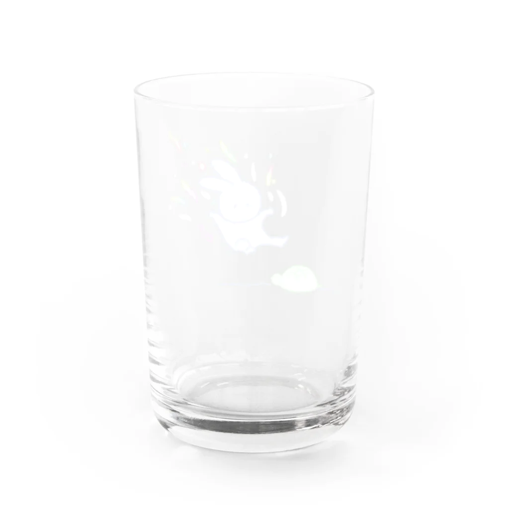 SatsuKiのうさぎとかめ Water Glass :back