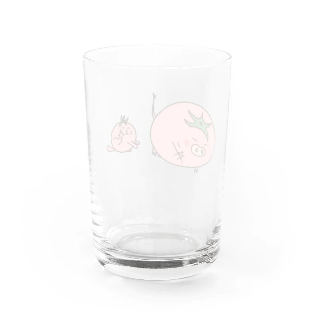 やつはし農園のかゆいところに手が届かないパー子 Water Glass :back