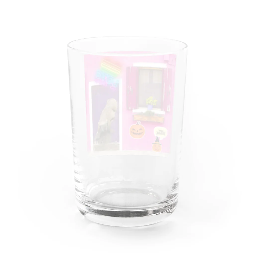 blueberry0mygotのトリック・オア・トリート Water Glass :back