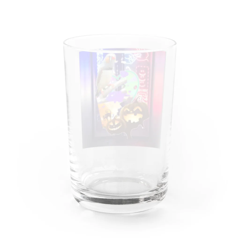 blueberry0mygotのヘビーハロウィーン Water Glass :back