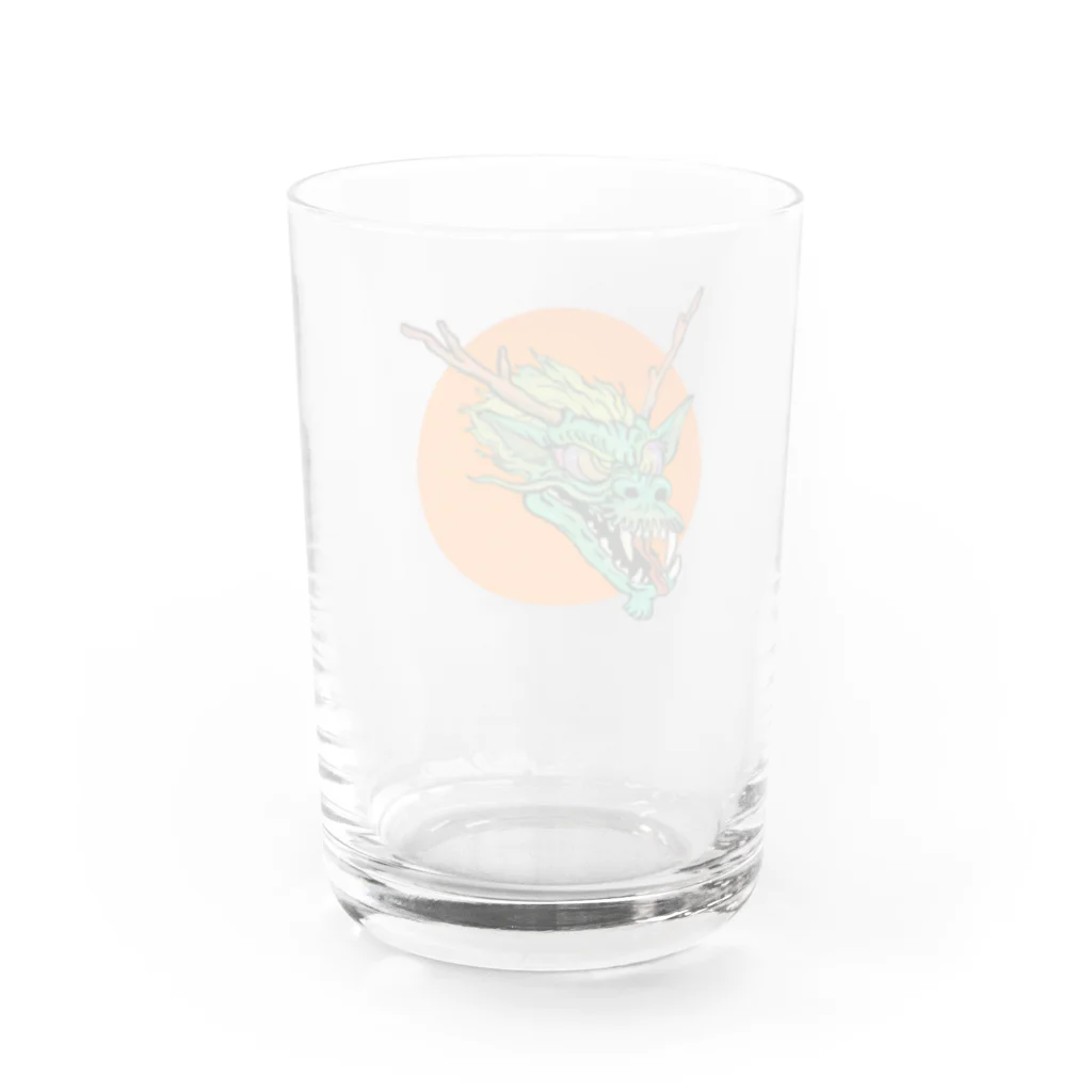 イエネコの龍 Water Glass :back