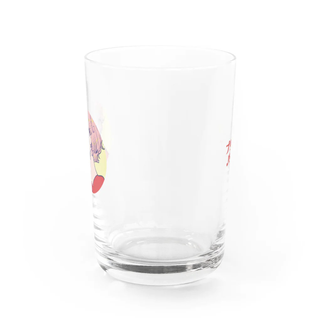 ヌケガケ☆ゆ〜らんのウラオモテカワイイ Water Glass :back