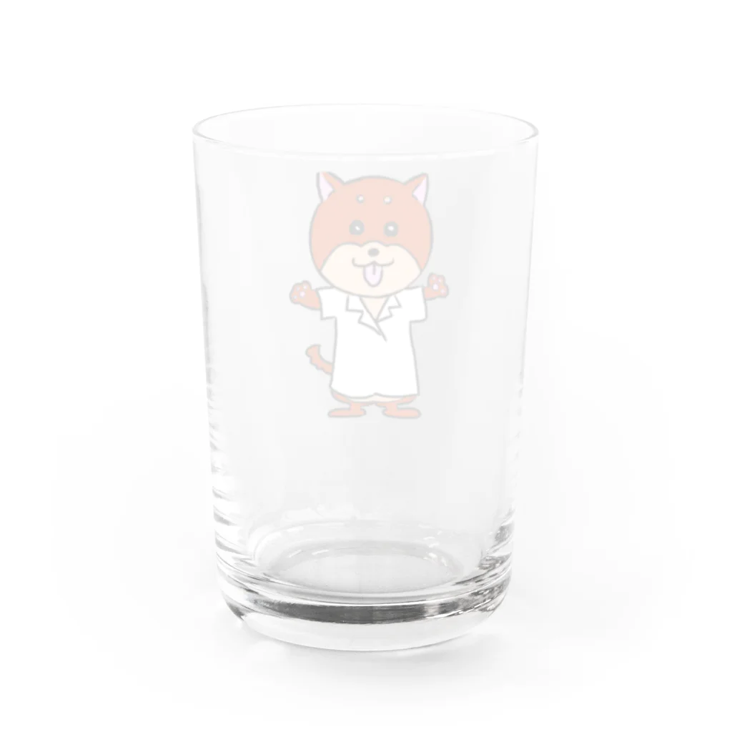 心理学が好きな犬のお店の心理学が好きな犬 Water Glass :back