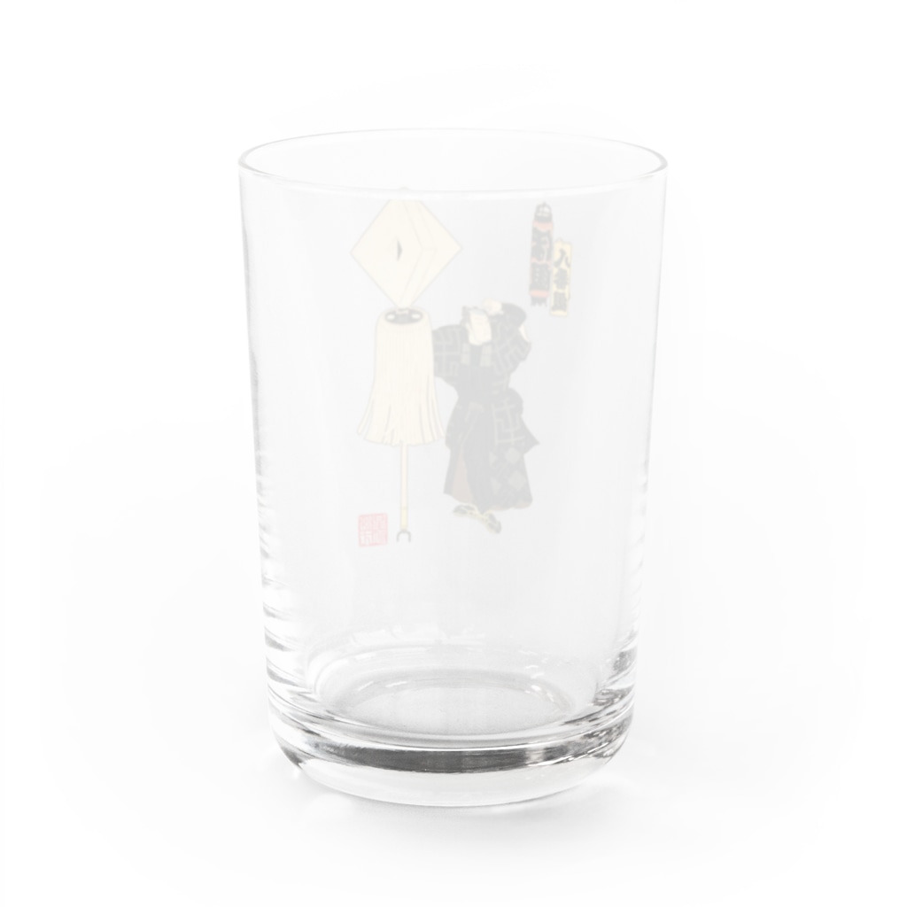 Rigelの江戸の花子供遊び 八番組ほ組 Water Glass :back