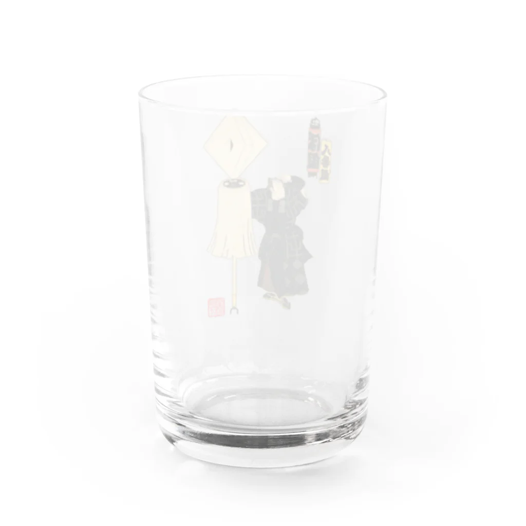 Rigelの江戸の花子供遊び 八番組ほ組 Water Glass :back