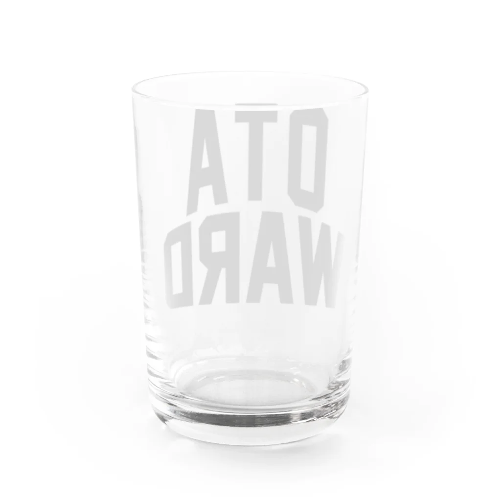 JIMOTOE Wear Local Japanの大田区 OTA WARD Water Glass :back