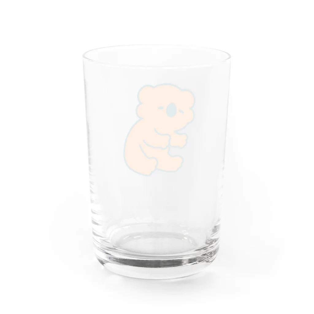 toca@こあらのスタンプ販売中！のおれんじこあら Water Glass :back