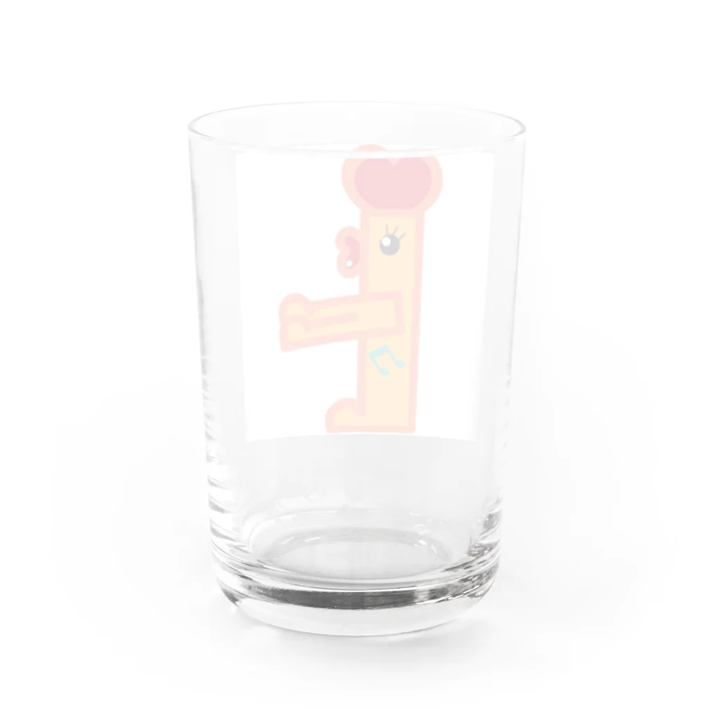 ポテサラのトのグラス Water Glass :back