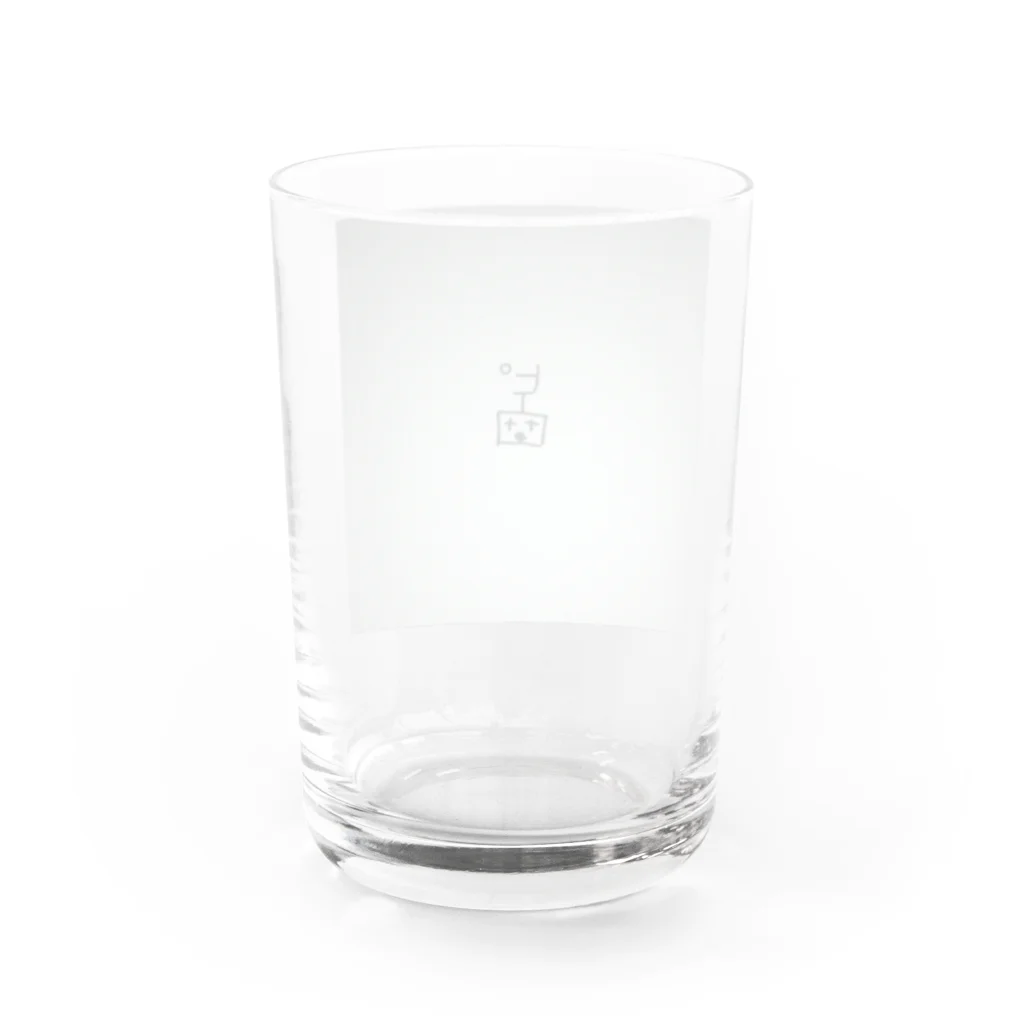 マジの就活生のピエロ Water Glass :back