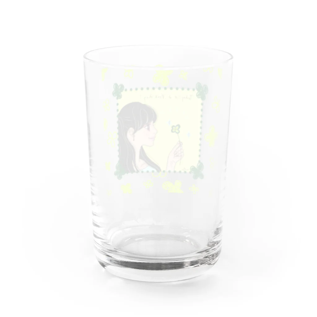 Ｍ✧Ｌｏｖｅｌｏ（エム・ラヴロ）の今日はいい日だ♪ Water Glass :back