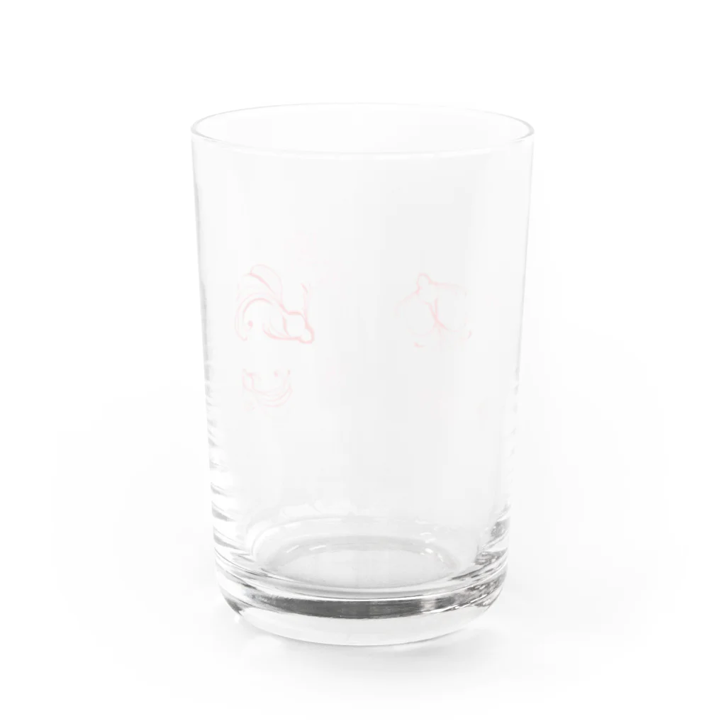 French_Toastの金魚と春 Water Glass :back