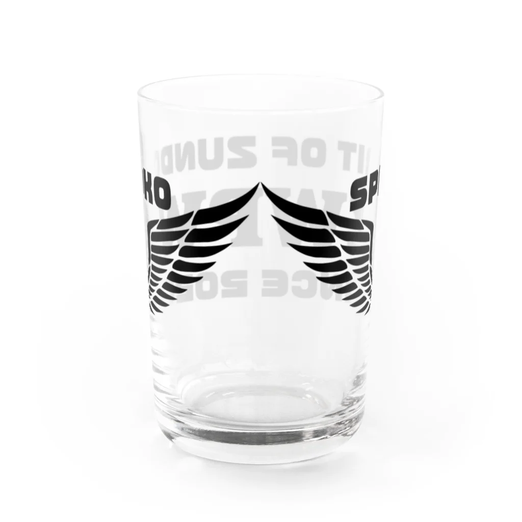 菊タローオフィシャルグッズ販売所のズンドコ女子プロレス Water Glass :back