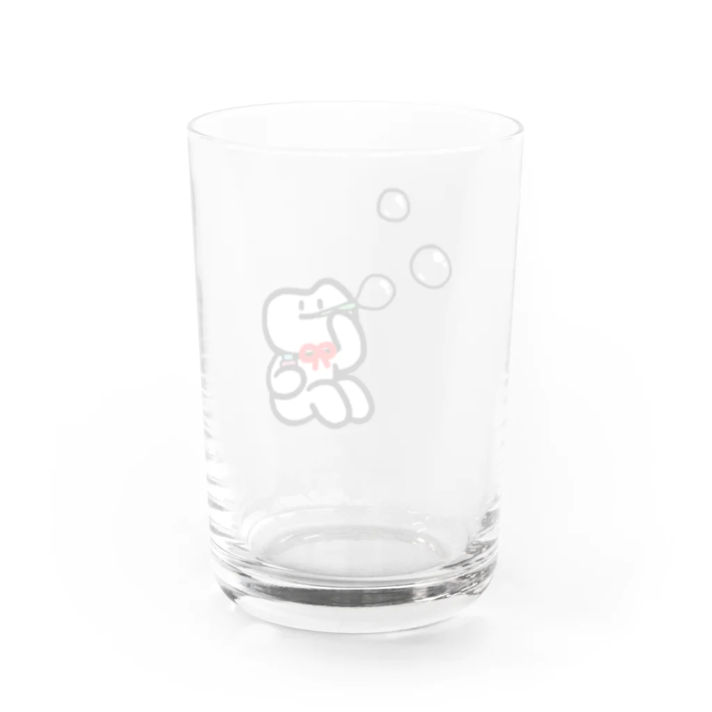 oManjYuの実験室のおまんじゅうとシャボン玉 Water Glass :back