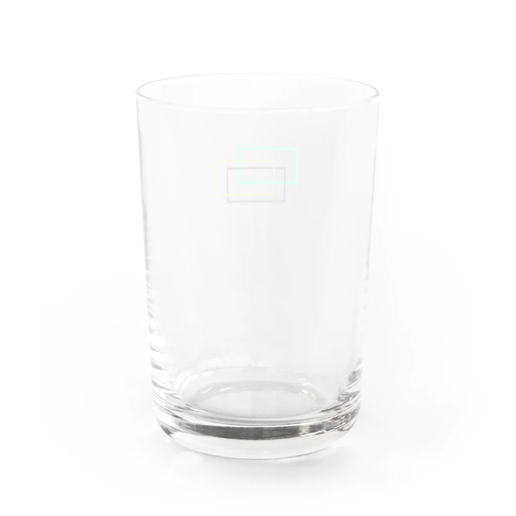 april2のまたきてしかく Water Glass :back