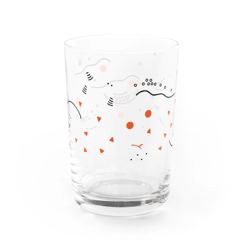 azucoのキンカグラス（ORANGE) Water Glass :back