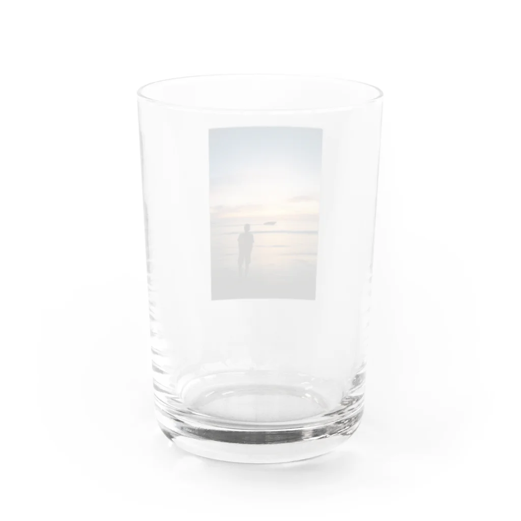Tomoharu Abeのサンセットグラス グラス反対面