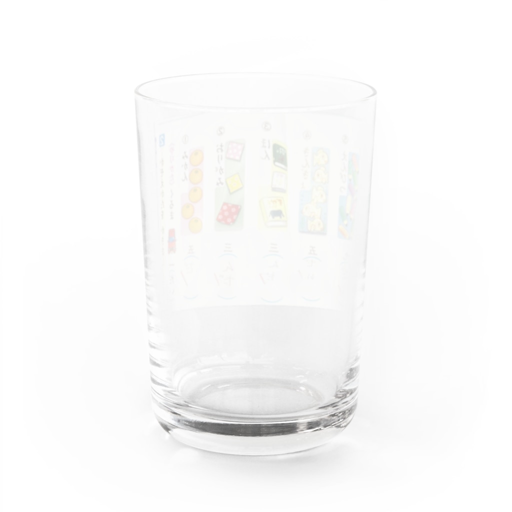 さきちゃんのおみせのこくごのテスト Water Glass :back