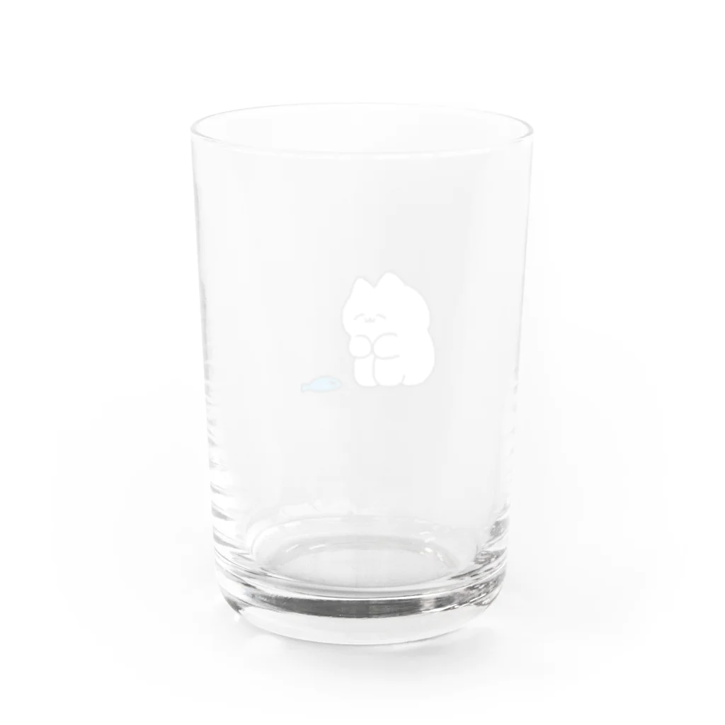 みずまめの見つめるおねこ - SAKANA - Water Glass :back