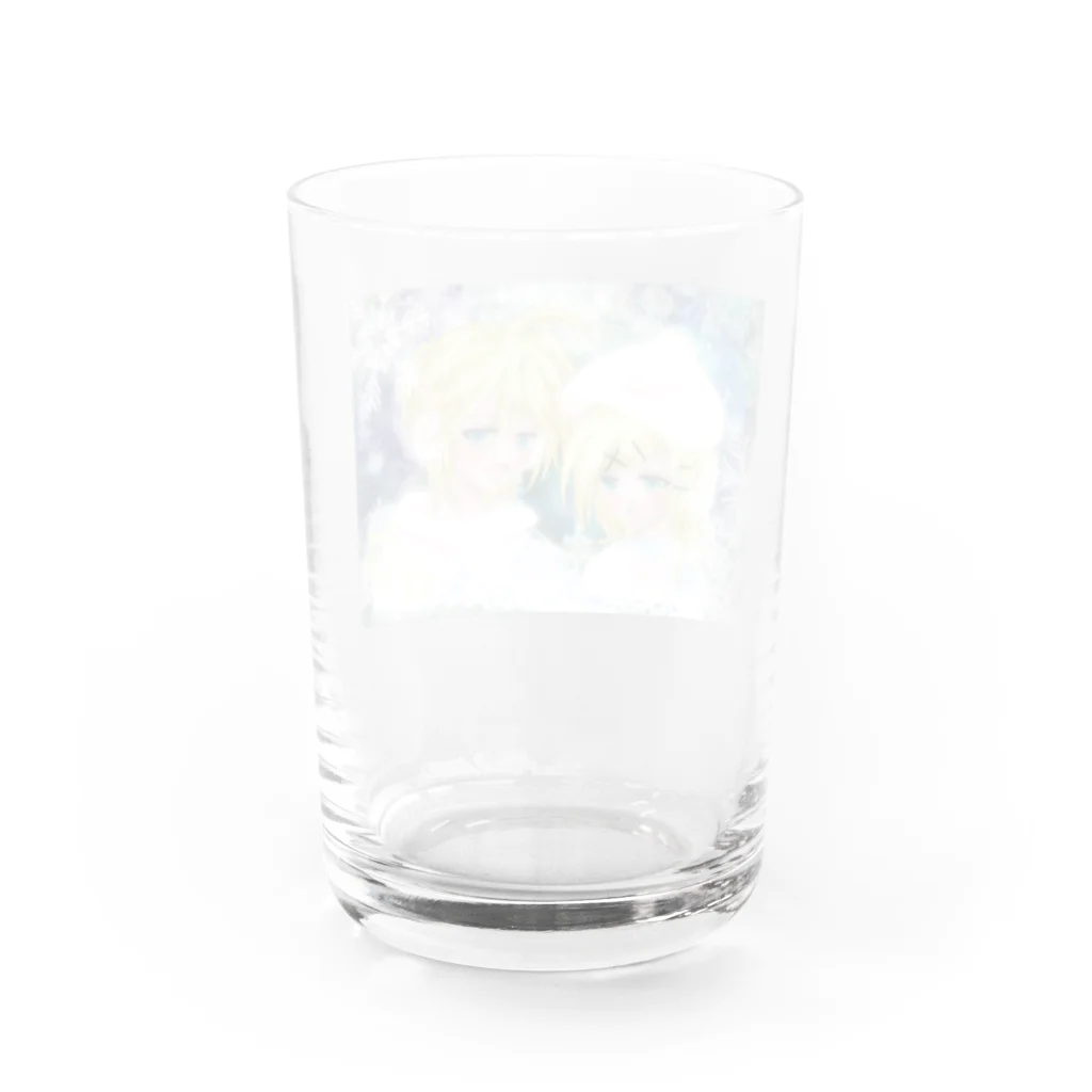 さやひよの宝箱の冬景色 Water Glass :back