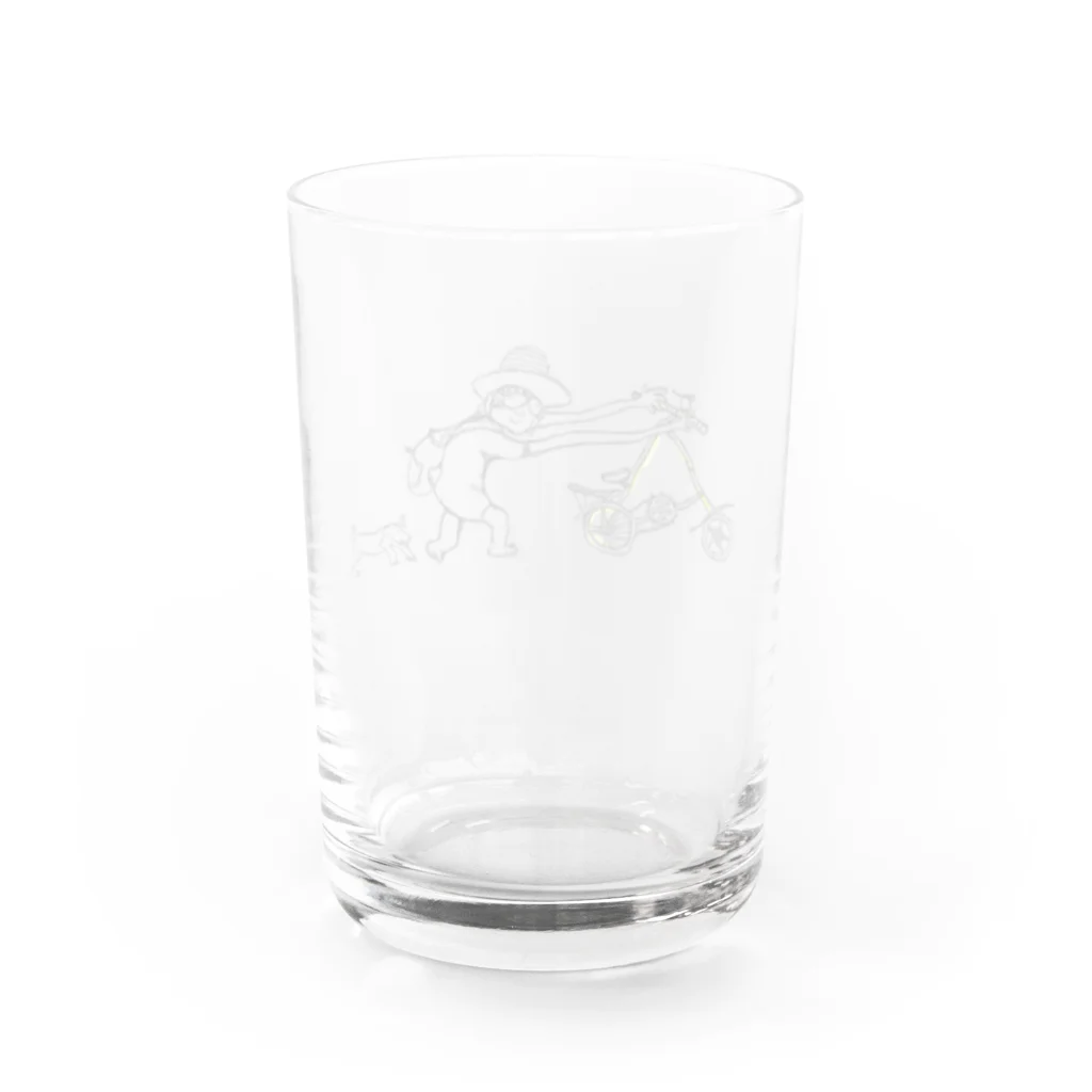 KariyushiYoronのyunaちゃんと犬 Water Glass :back