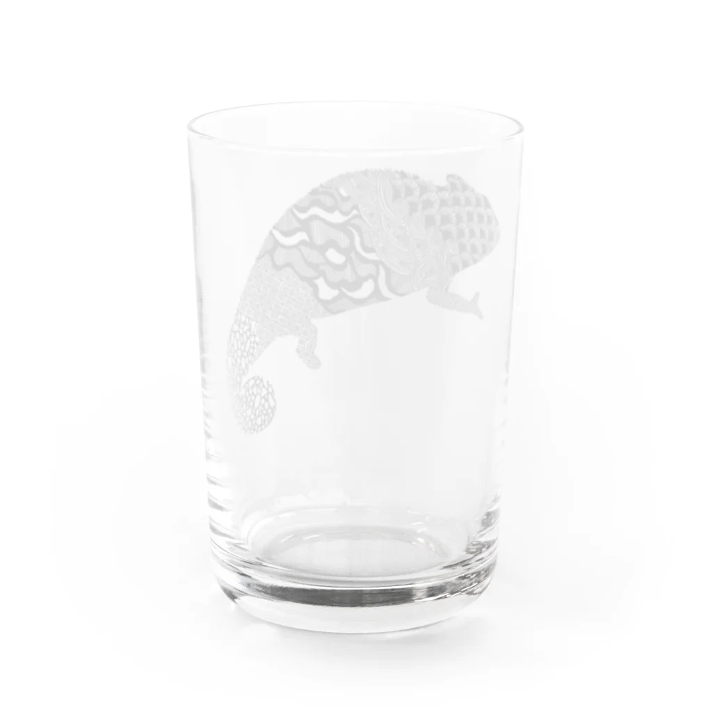 新谷べにのパンサーカメレオン Water Glass :back