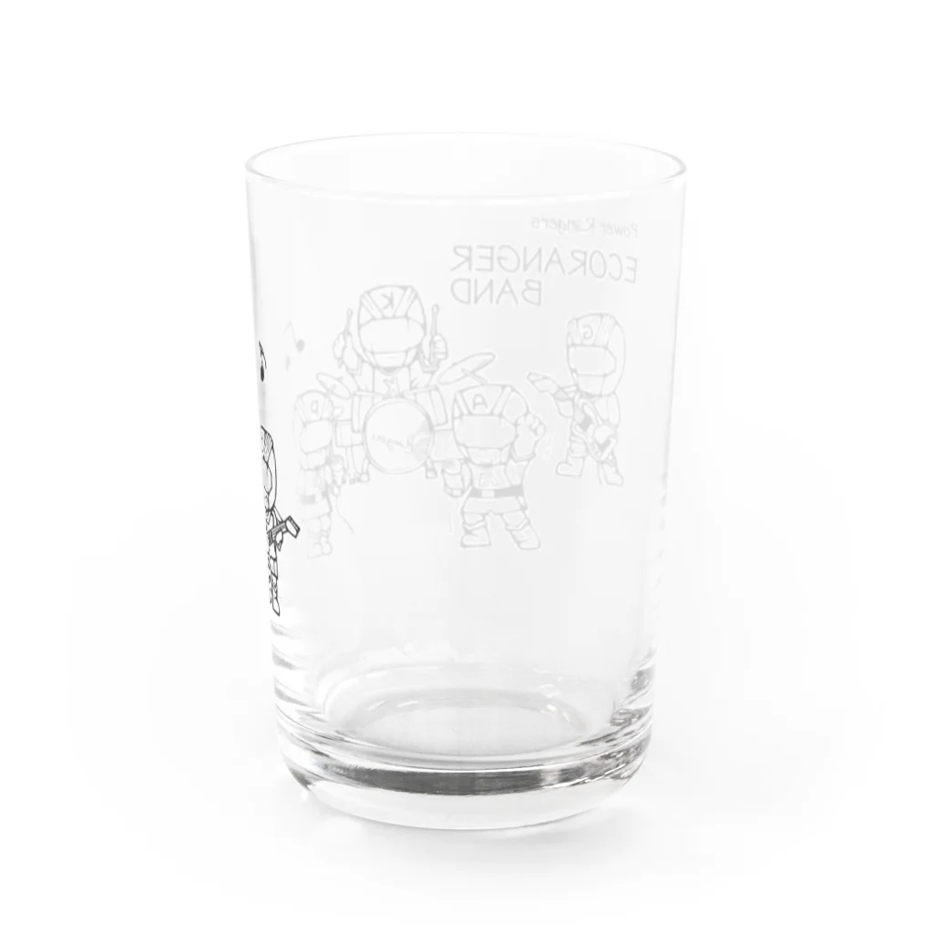 tamakichiのエコ戦隊　エコレンジャー★ Water Glass :back