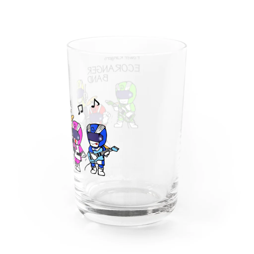 tamakichiのエコ戦隊　エコレンジャー★ Water Glass :back