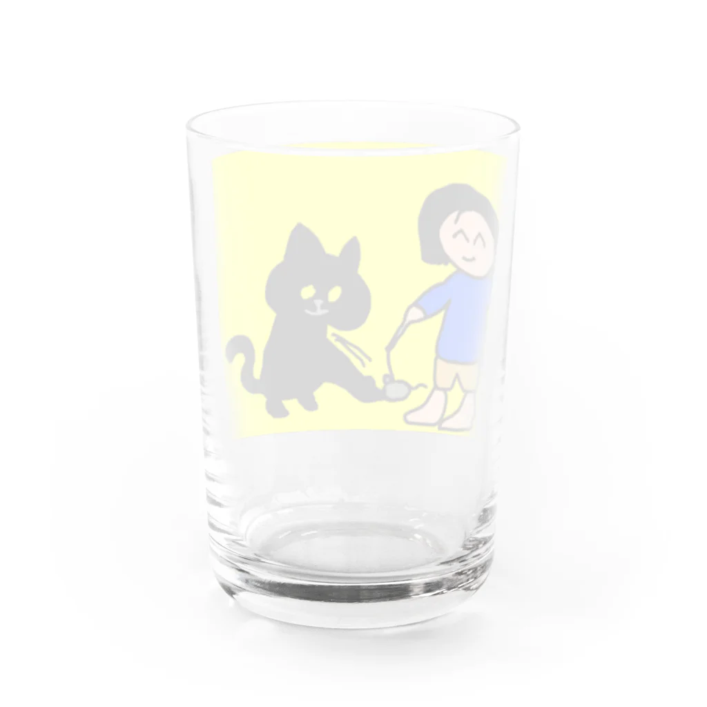 青猫の森のぼくとねこ２ Water Glass :back