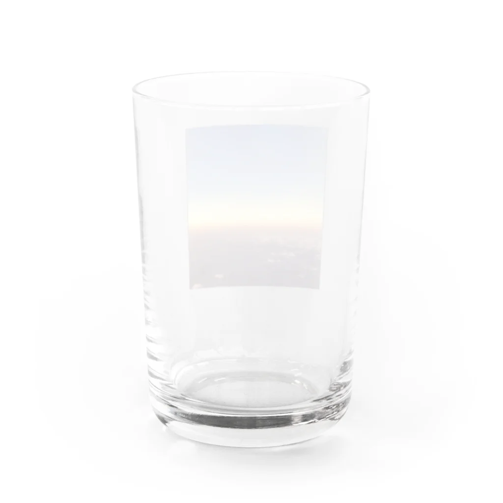 いちの夕焼け空 Water Glass :back