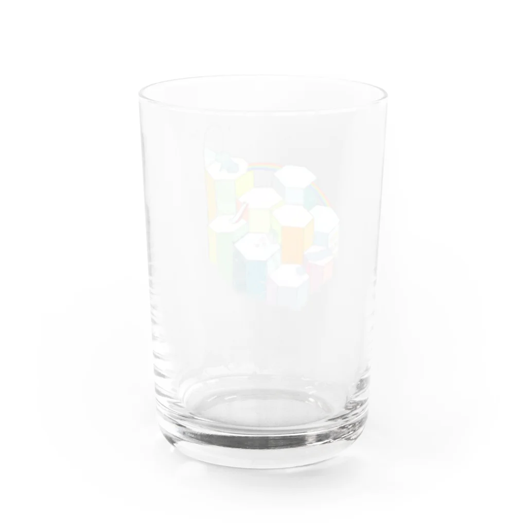 くりみそのおみせのC6H6steps Water Glass :back