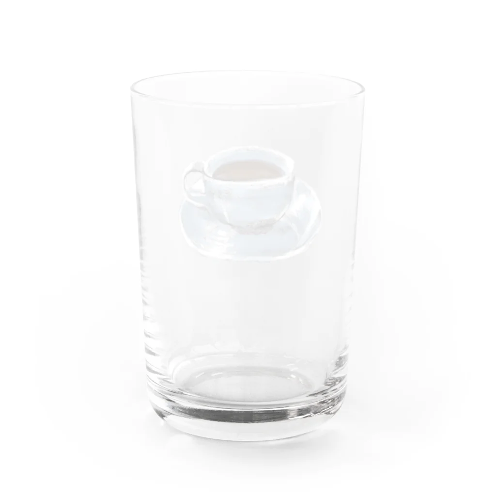 ゆめむすびのコーヒーさん Water Glass :back