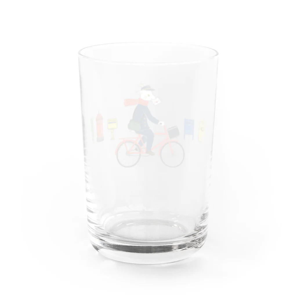 chikaki factoryの郵便ヤギさんと世界のポスト Water Glass :back