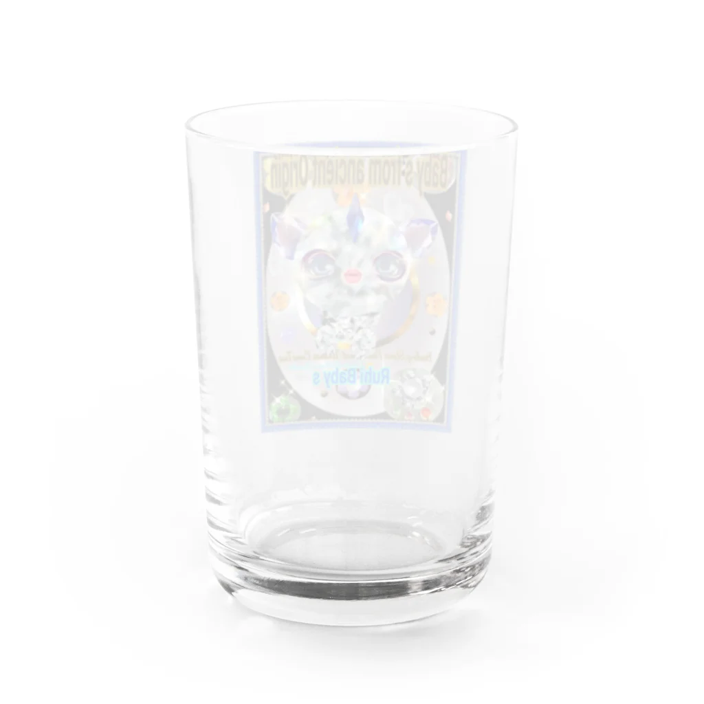みっぴーのBaby s from ancient Origin Water Glass :back