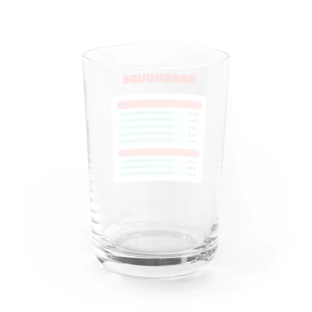 あぼか堂のWAREHOUSE Water Glass :back