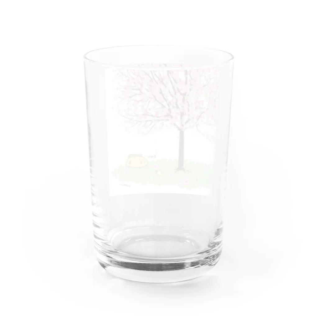 Kamakoのまるこいとのびたん Water Glass :back