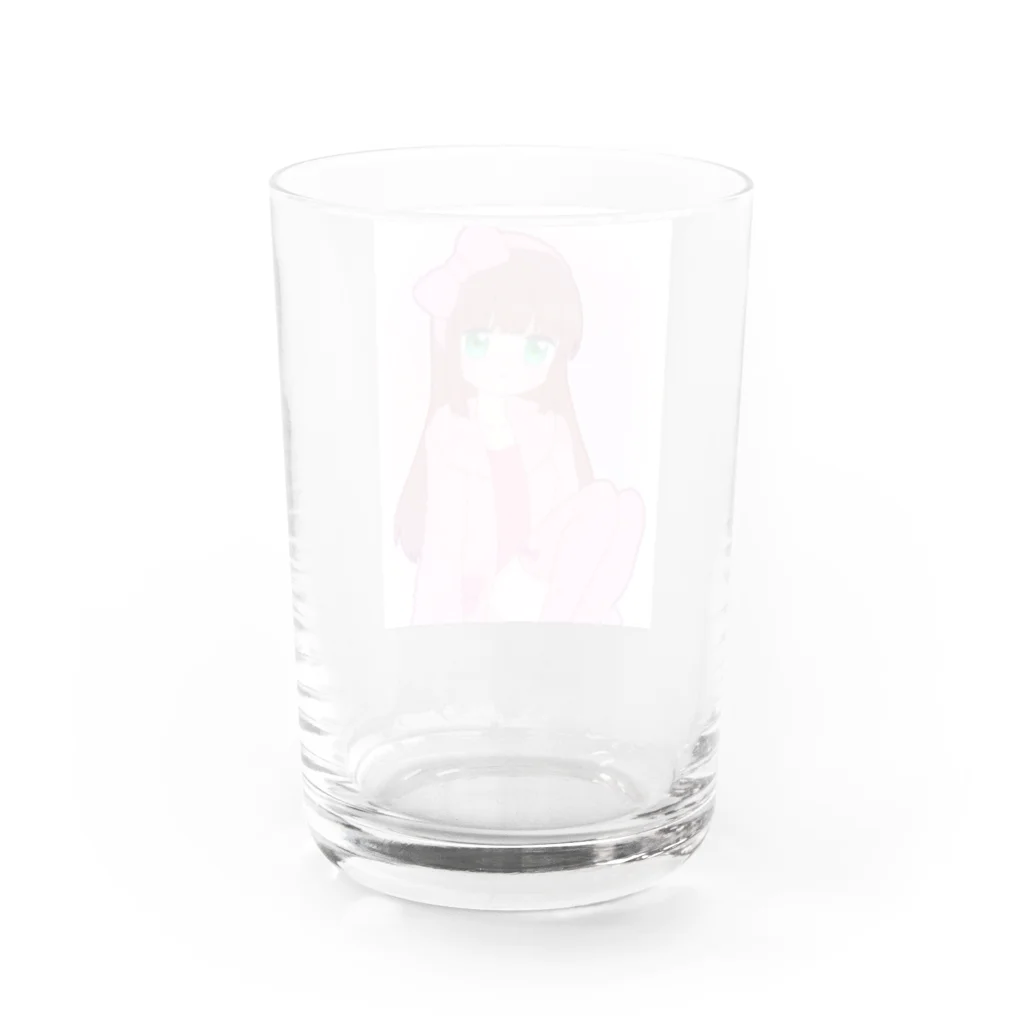 かわいいもののおみせ　いそぎんちゃくのもこもこルームウェアちゃん Water Glass :back