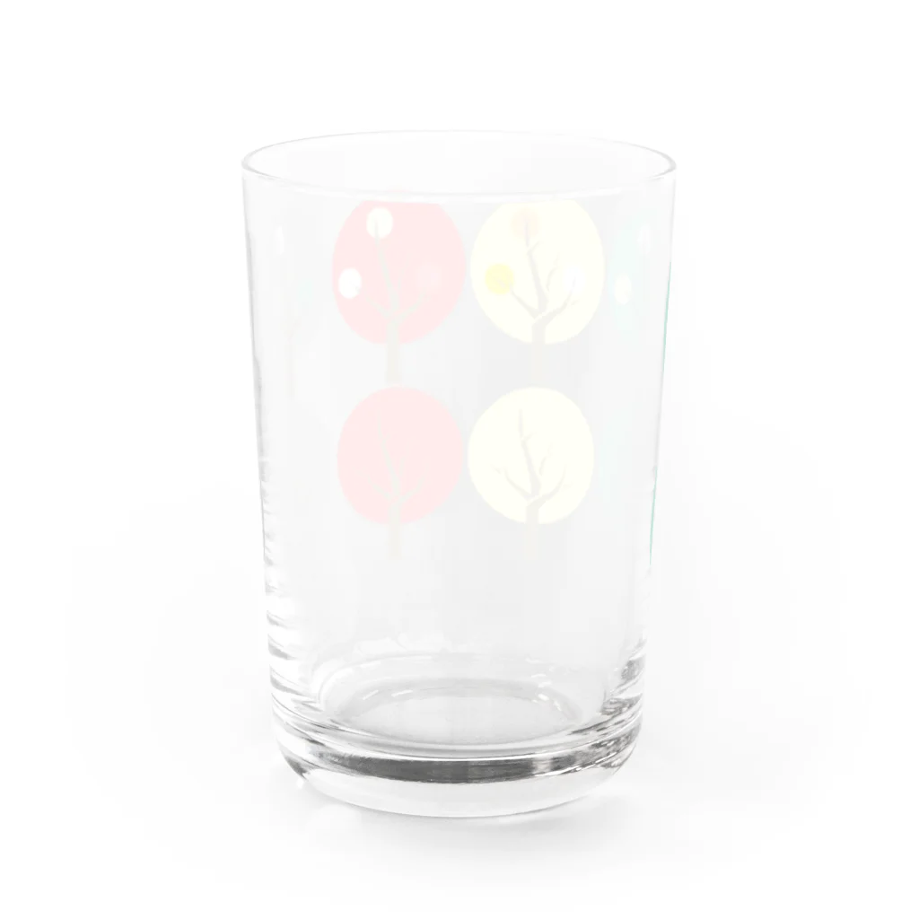 Short Catの北欧風木の模様 Water Glass :back