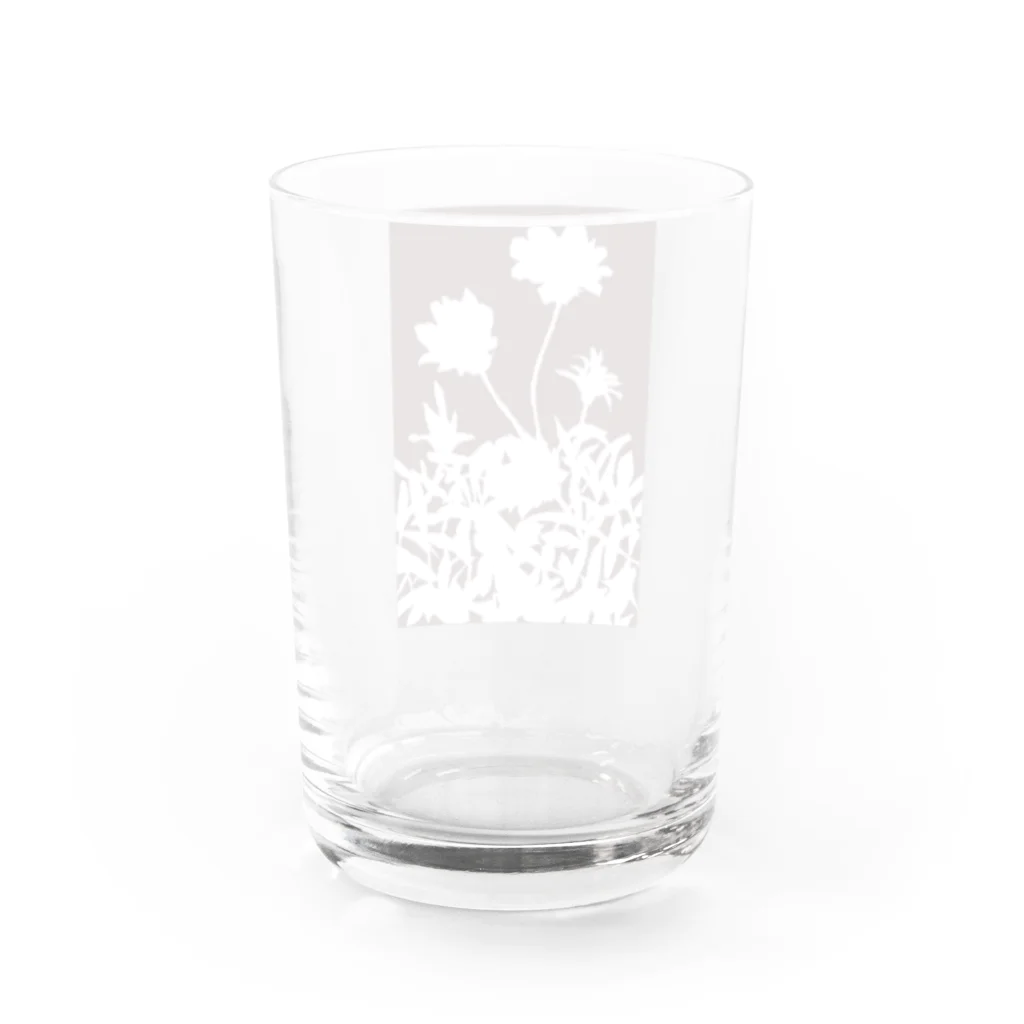 気ままに創作　よろず堂の花咲く小径⑥あか Water Glass :back