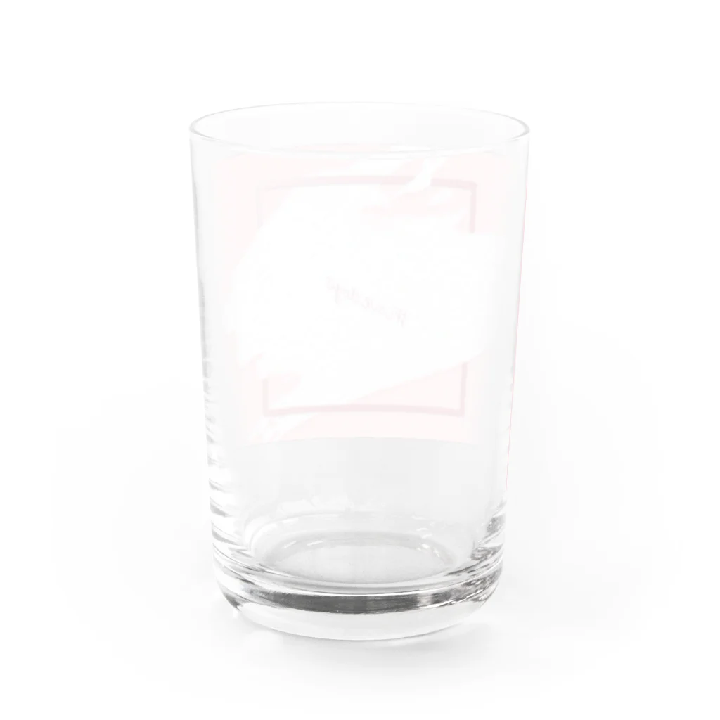 lovedogsの#lovedogs (ロゴver.) Water Glass :back