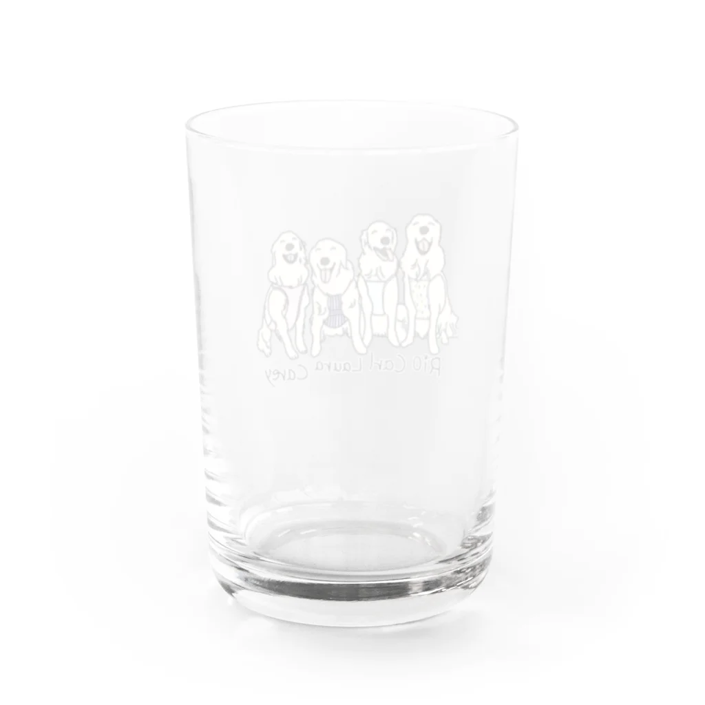 niconicotontonのローラ&キャリー&リオ&カール〜happy〜 Water Glass :back