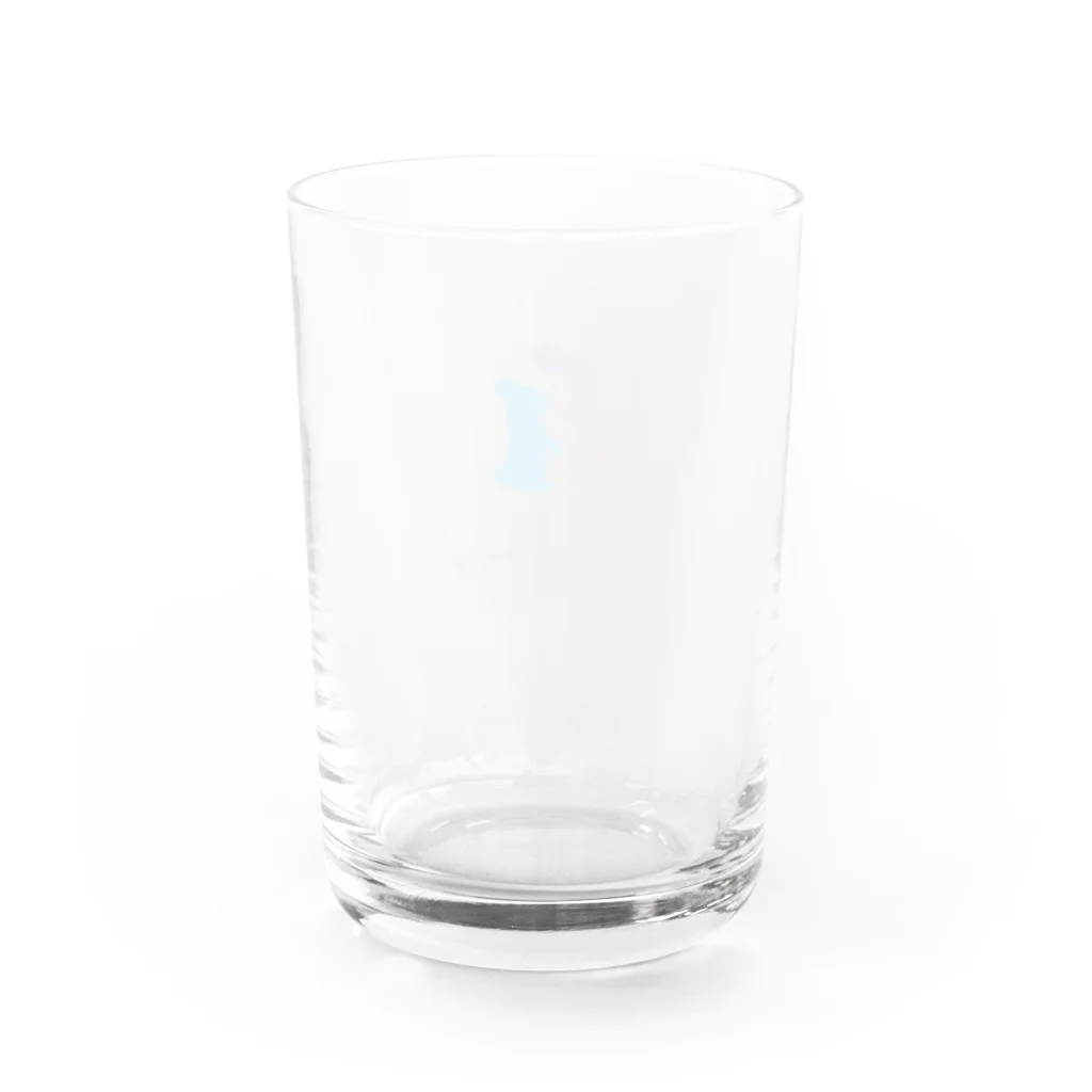 mikami🐬🏯身体弱いの三密のラビット Water Glass :back