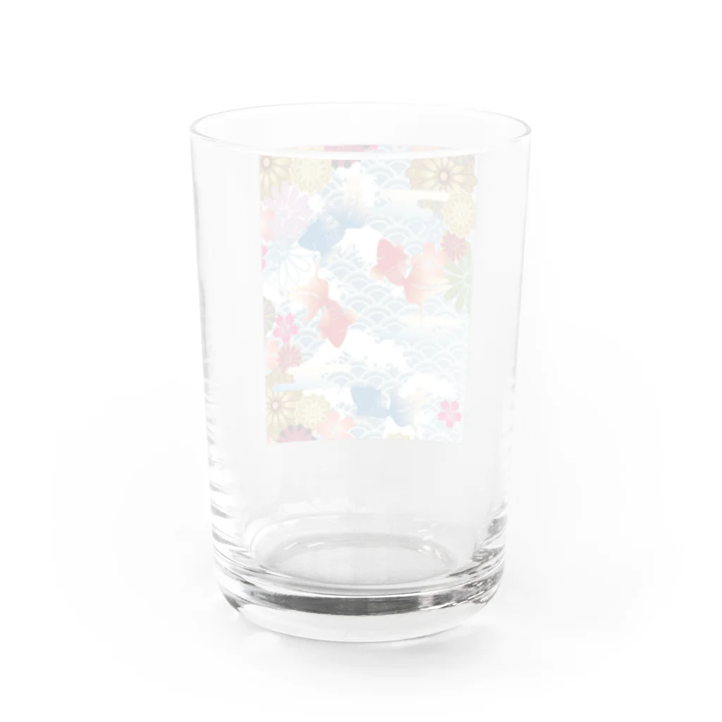 s-you_shoppingの金魚の池 Water Glass :back