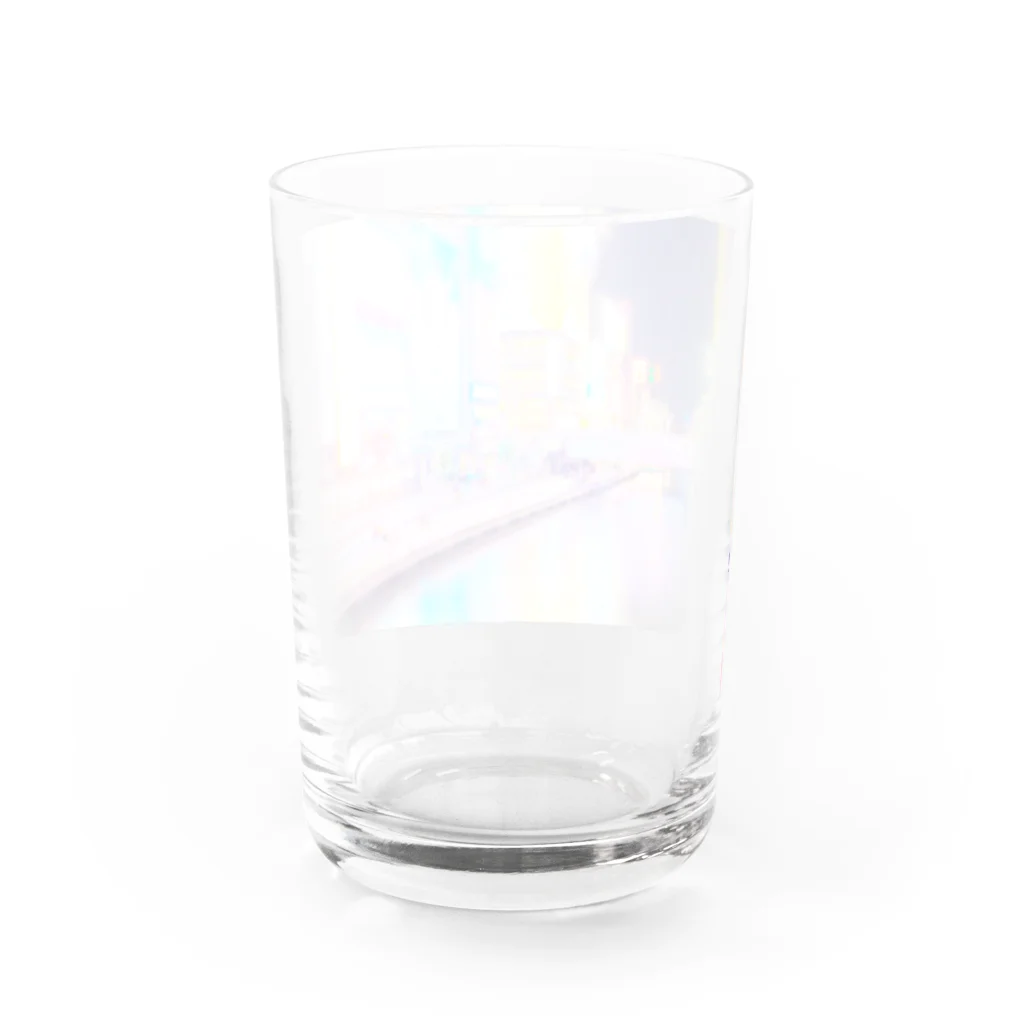 姫りんごのFUJIFILMに恋してる写真屋さんのSweet Osaka ～DOTOMBORI～ Water Glass :back