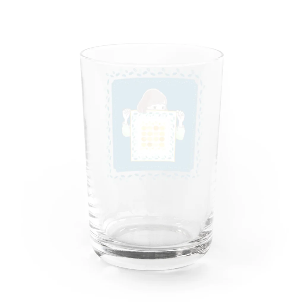 Saori Tanaka ｜ タナカサオリのハンカチの子 Water Glass :back