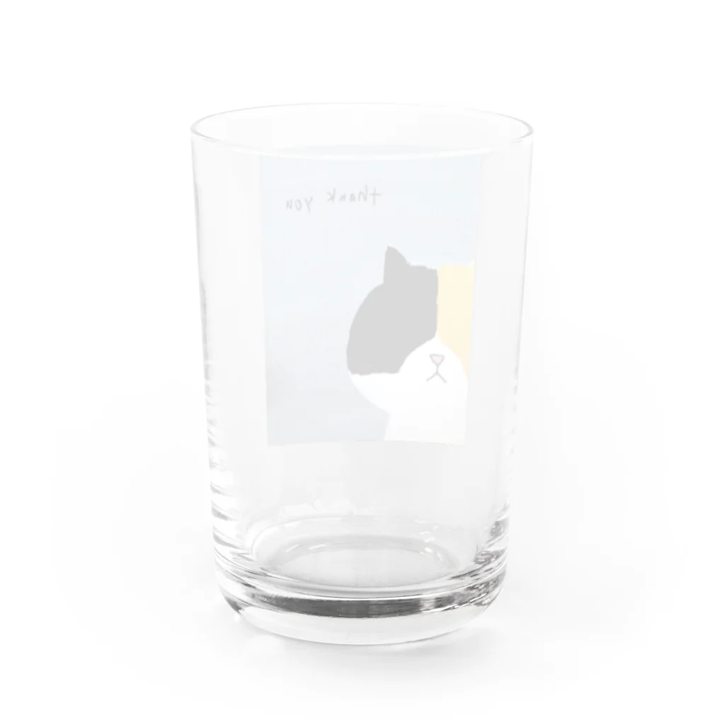 チマホマ社のみけねこ。 Water Glass :back