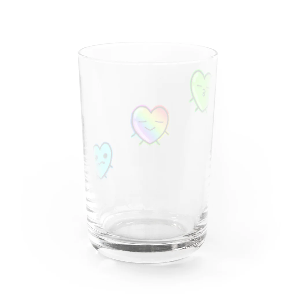 白浜優子の小部屋のハツくんグラス Water Glass :back